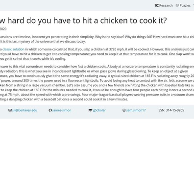 用棒球棍烹煮雞肉的物理學:科學家激辯完美拍擊之道