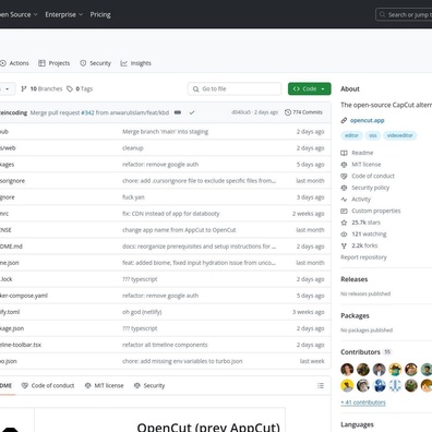 OpenCut 影片編輯器因複雜設定和缺乏截圖而面臨質疑
