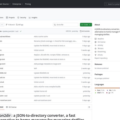 Cộng đồng NixOS tranh luận về quản lý hệ thống tập tin khi json2dir xuất hiện như một giải pháp thay thế cho Home-Manager