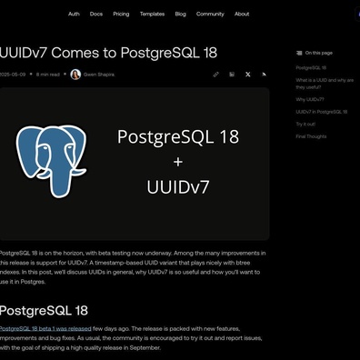 Dukungan UUIDv7 PostgreSQL 18 Memicu Perdebatan Keamanan dan Privasi di Kalangan Developer