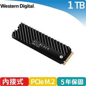 WD 威騰 | 黑標 SN750 1TB NVMe PCIe SSD固態硬碟