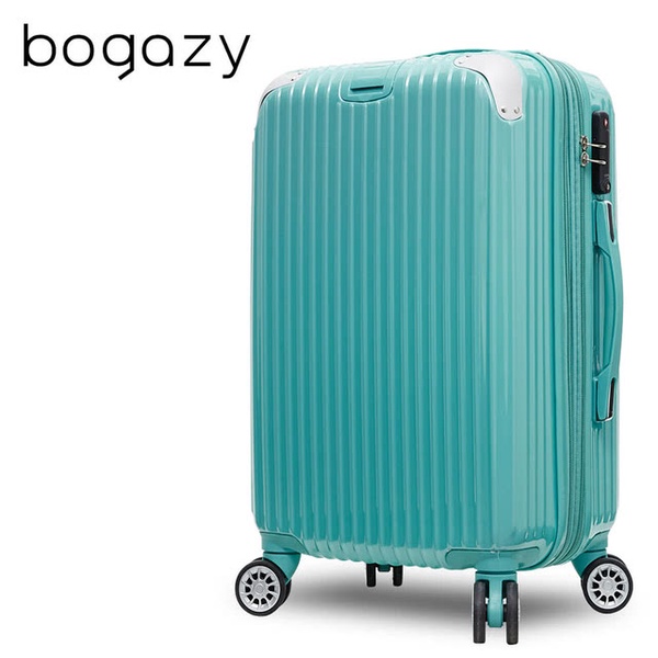【Bogazy】冰封行者 24吋PC可加大鏡面行李箱
