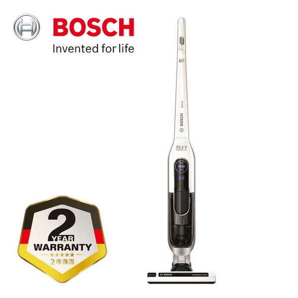 【BOSCH 博世家電】直立式手持無線吸塵器-白色(BCH6AT25TW)