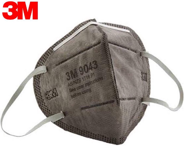 3M 9043 | 3เอ็ม หน้ากากคาร์บอนป้องกันฝุ่นละอองและกลิ่นเจือจาง รุ่น 9043