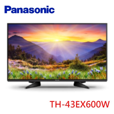 【Panasonic 國際牌】43吋 4K智慧聯網顯示器(TH-43EX600W)