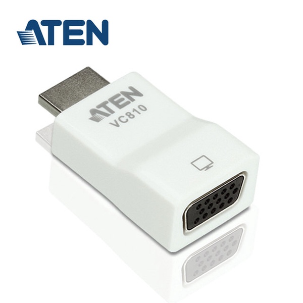 【ATEN】HDMI轉VGA視訊轉換器(VC810)