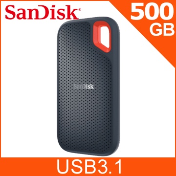 【SanDisk 晟碟】E60 500GB 行動固態硬碟