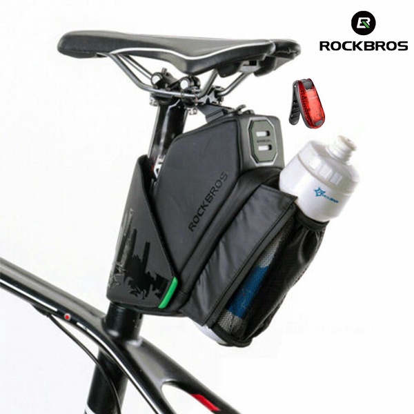 ROCKBROS | Bicycle Saddle Bag With Water Bottle Pocket