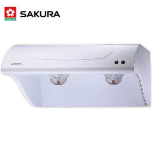 SAKURA 櫻花 斜背式烤漆白除油煙機80CM/R-3250L