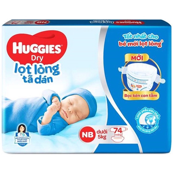 Huggies | Tã dán sơ sinh cỡ NB74