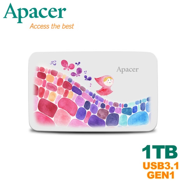 【Apacer宇瞻】AC233 1TB 行動硬碟