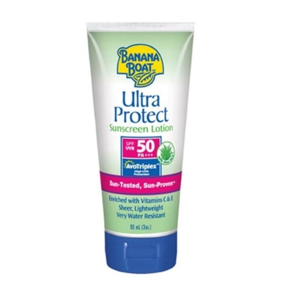 Banana Boat ultra protect Sunscreen Lotion | โลชั่นกันแดดผสมอโรเวร่าและวิตามินอี