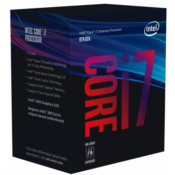 【INTEL 英特爾】i7-8700K 六核心處理器