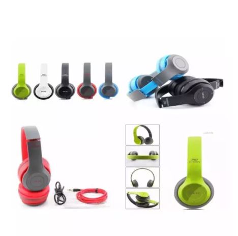 Headphone Stereo | หูฟังบลูทูธ หูฟังBluetooth หูฟังไร้สาย รุ่น P47