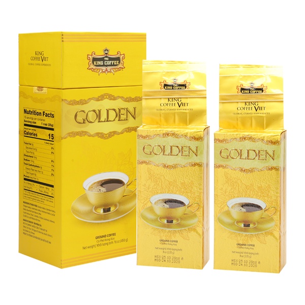 King | Coffee Golden Cà phê rang xay cao cấp