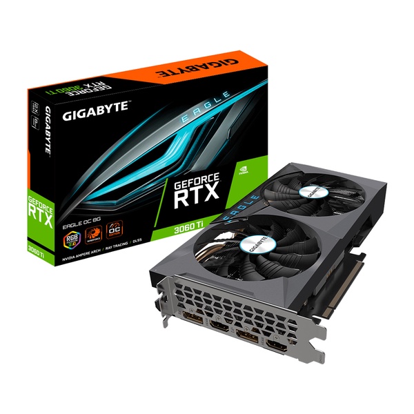 Gigabyte | การ์ดจอ GeForce RTX 3060 TI EAGLE 8G