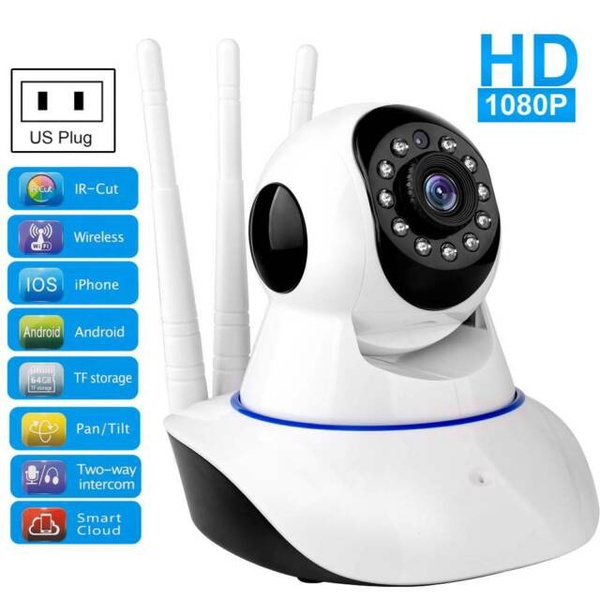 Security Camera | กล้องวงจรปิดไร้สาย ความละเอียด HD 1080p