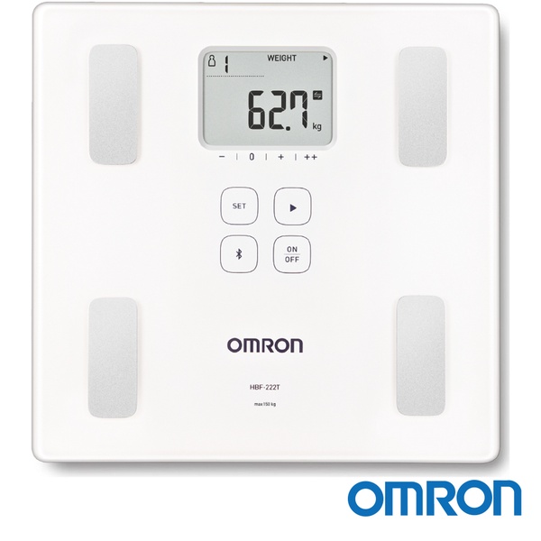 OMRON 歐姆龍 | 藍牙傳輸電子體重計/體脂計 HBF-222T