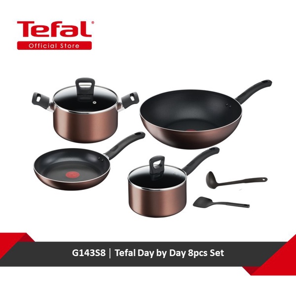 Tefal | Day by Day 8pcs Set G143S8