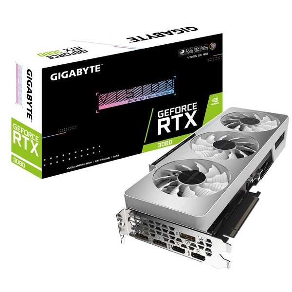 GIGABYTE | การ์ดจอ VGA GEFORCE RTX 3080 GAMING OC 10GB GDDR6X 320-BIT