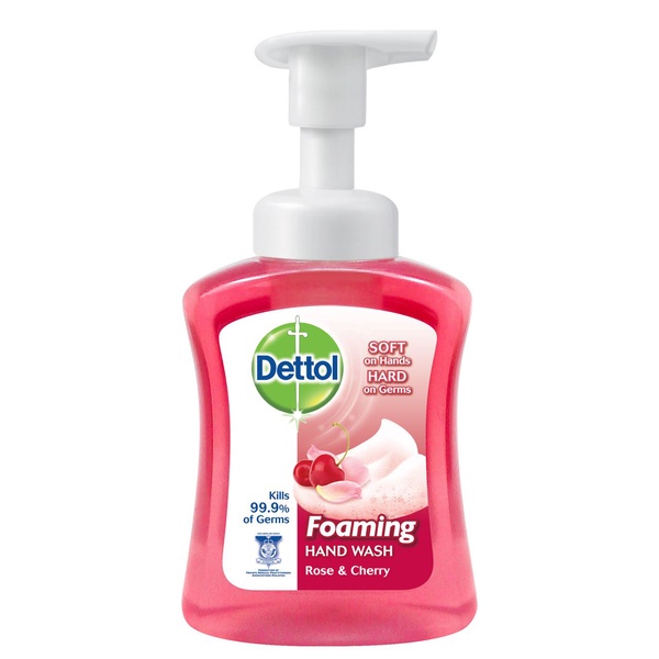 Dettol | Foaming Hand Wash Rose&amp;Cherry pump 250ml