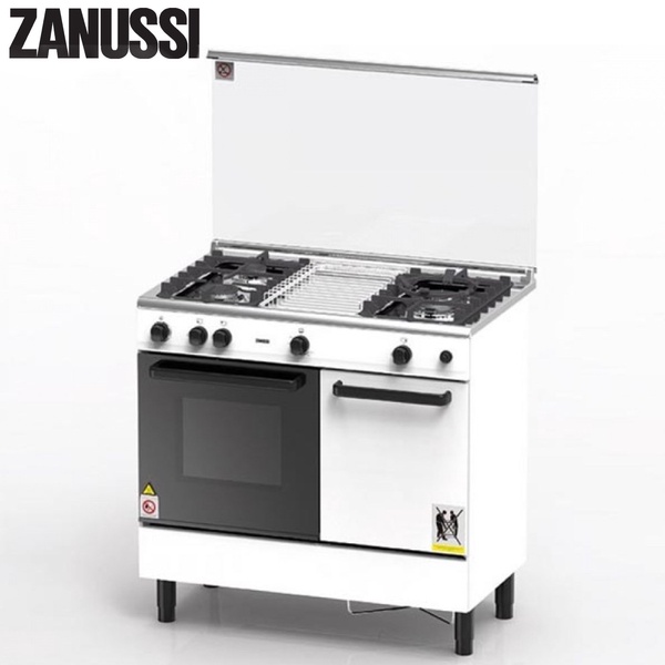 Zanussi | Free Standing Cooker 3 Burner with Gas Oven (ZCG930W)