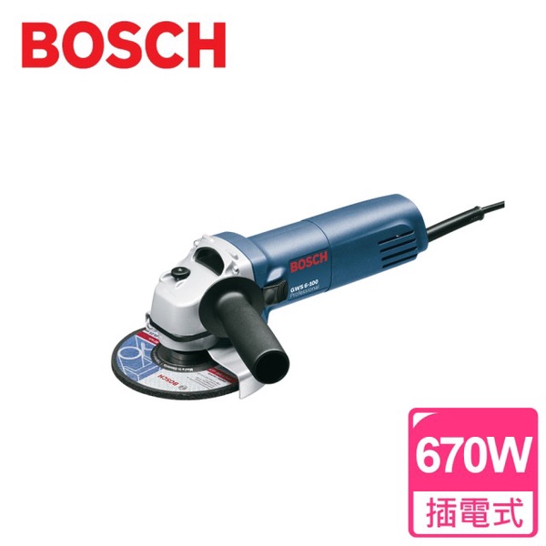 【BOSCH 博世】4英吋砂輪機(GWS 6-100)