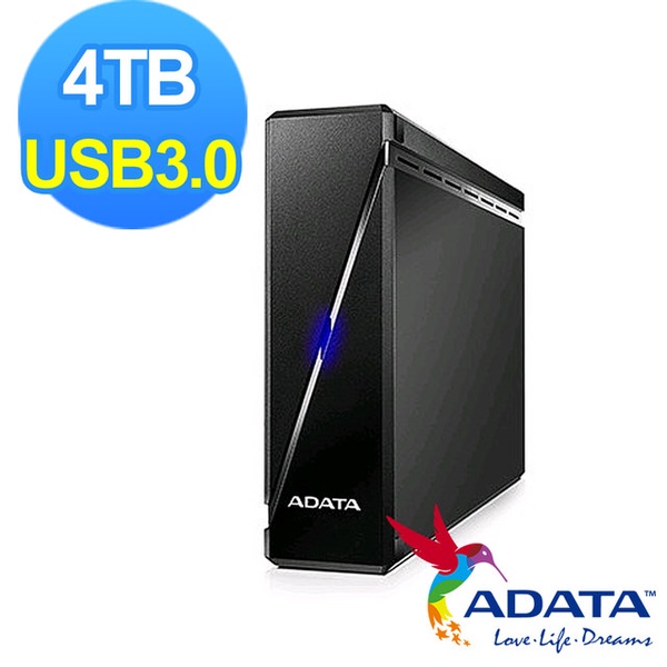 【ADATA威剛】USB3.0 3.5吋 外接硬碟(HM900)