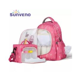 SUNVENO 2in1 | กระเป๋าสะพายเดินทาง Organizer กระเป๋าเด็กอ่อน สำหรับคุณแม่