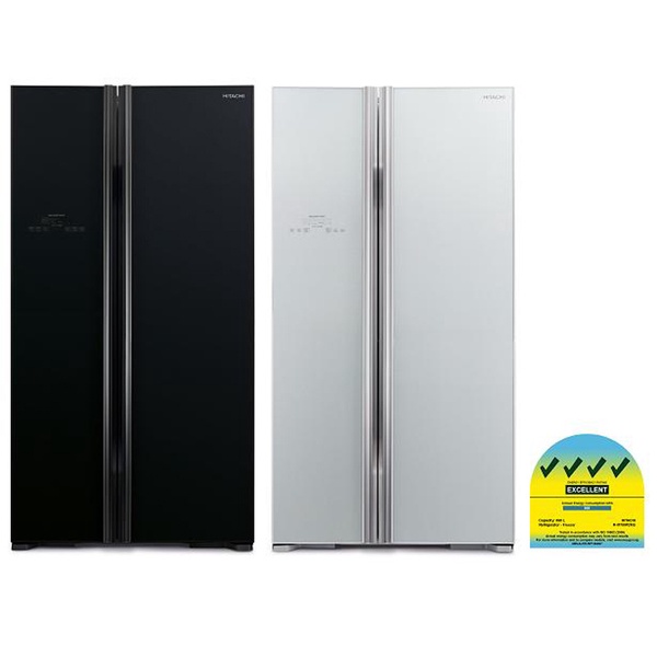 Hitachi R-S700P2MS Side by Side Refrigerator