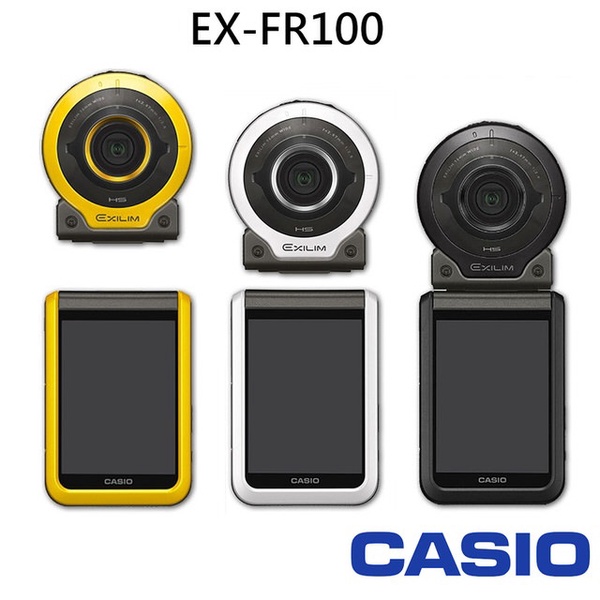 【Casio 卡西歐】EX-FR100 運動防水相機 超廣角 自拍神器