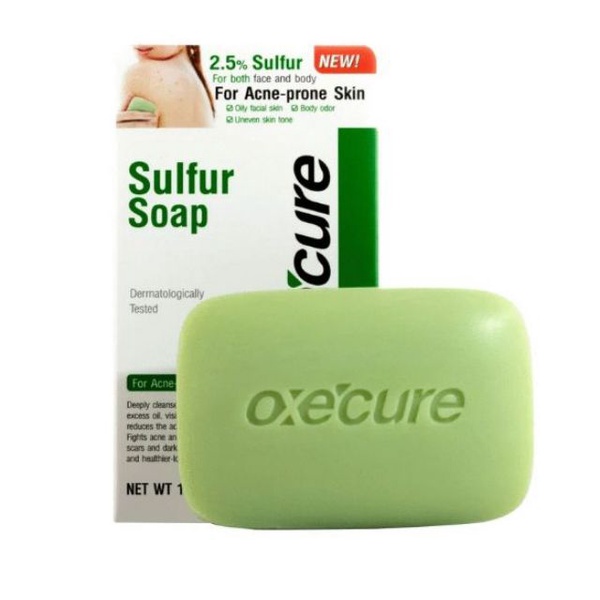 OXECURE | Sulfur Soap สบู่ฆ่าเชื้อ รักษาสิว