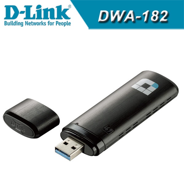 D-Link 友訊 DWA-182 Wireless AC1200 雙頻USB 無線網卡