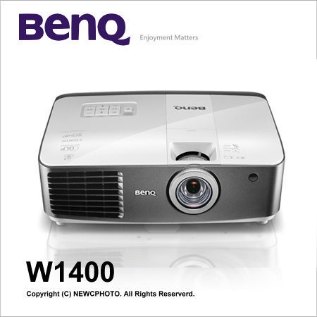 BenQ明基  3D 1080P進階大變焦三坪投影機W1400