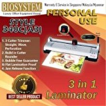 BIOSYSTEM 3in 1 Personal Laminator Style 340C