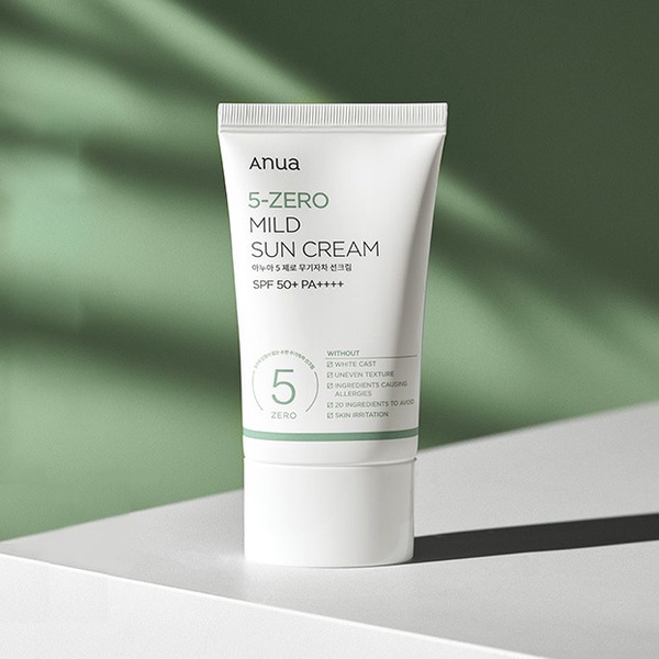 ANUA | 5-Zero Mild Sun Cream 50ml