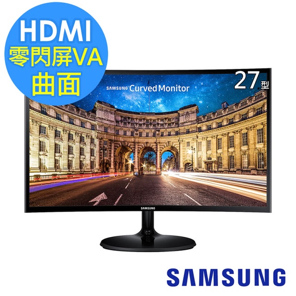 【SAMSUNG】C32H711QEE 32型VA曲面量子點螢幕