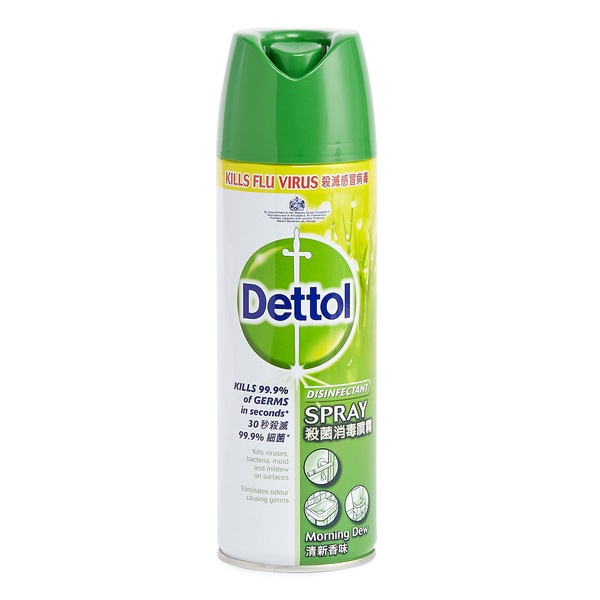 Dettol | เดทตอลสเปรย์ฆ่าเชื้อโรคสำหรับพื้นผิว Disinfectant Surface Spray (Morning Dew)