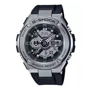 G-SHOCK | นาฬิกาข้อมือสำหรับผู้ชาย รุ่น G-STEEL GST-410-1ADR สายเรซิ่น สีดำ