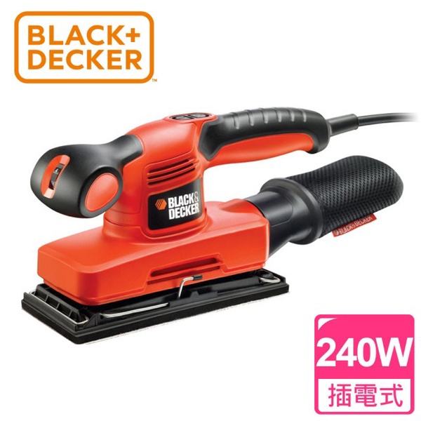 【BLACK&amp;DECKER 百工】1/3長型砂紙砂磨機(KA320E)