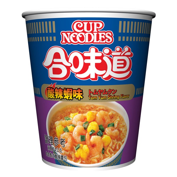 【NISSIN 日清】合味道 酸辣蝦海鮮味杯麵