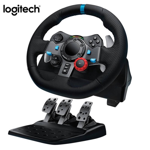 Logitech | G29 ชุดจอยพวงมาลัย พร้อมเกียร์ Driving Force Racing Wheel สำหรับ PC/PS3/PS4