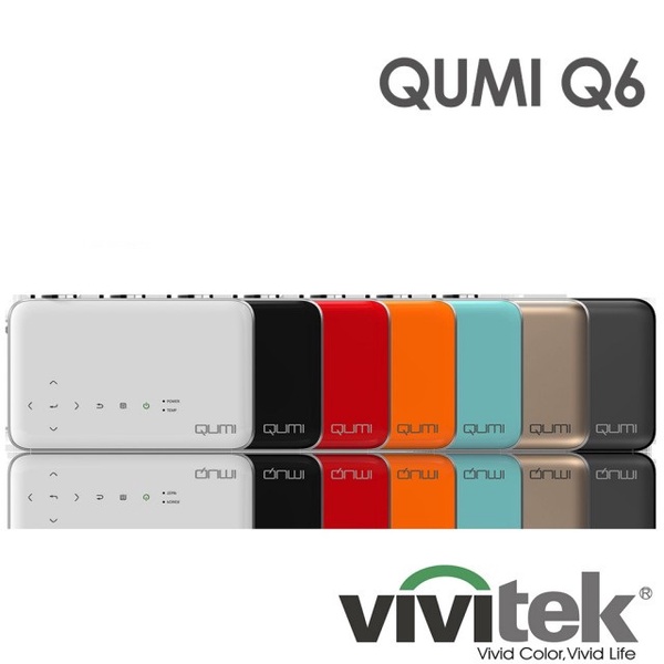 【Vivitek 台達麗訊】Qumi Q6 高亮度無線LED時尚微型投影機
