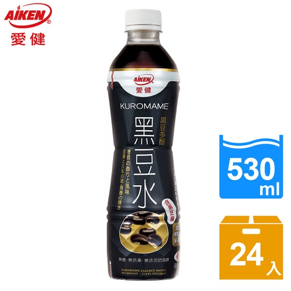 【愛健】黑豆多酚黑豆水(530mlx24瓶/箱)