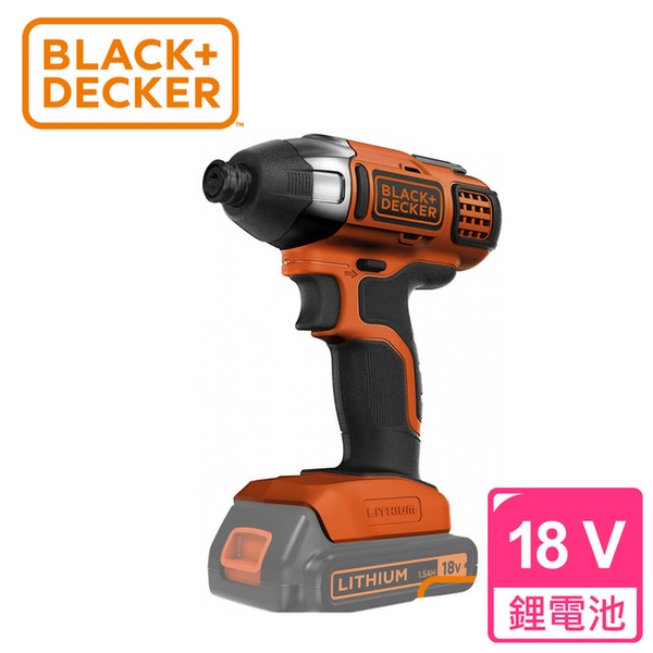 【BLACK&amp;DECKER 百工】18V鋰電衝擊起子-單機(BPCI18B)