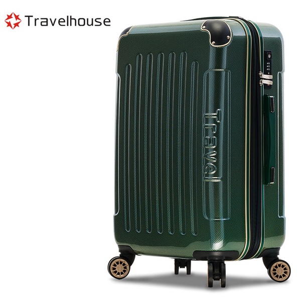 【Travelhouse】極速炫焰-X系列 碳纖維紋可加大行李箱