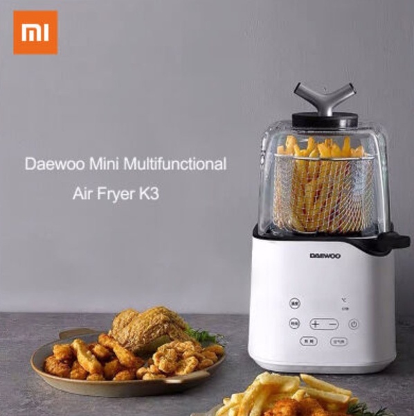 Xiaomi | หม้อทอดไร้น้ำมัน Daewoo Oilless Air Fryer Mini Multifunctional K3
