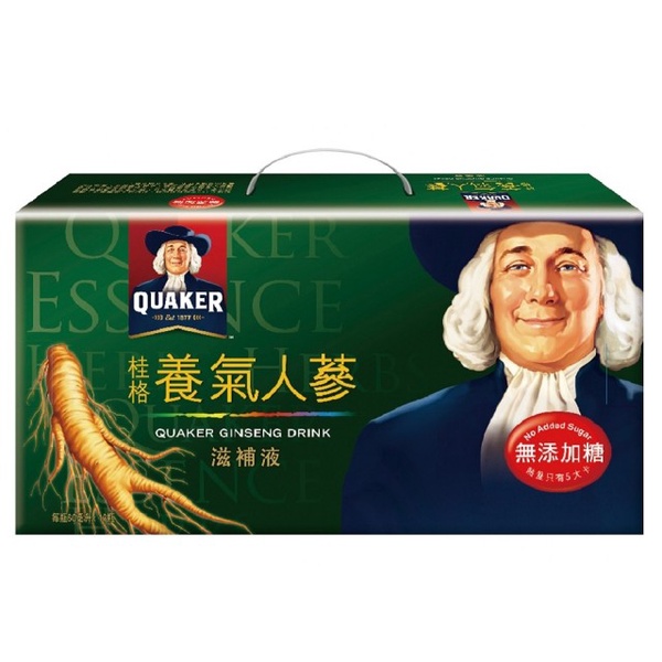 桂格 Quaker  無糖養氣人蔘禮盒