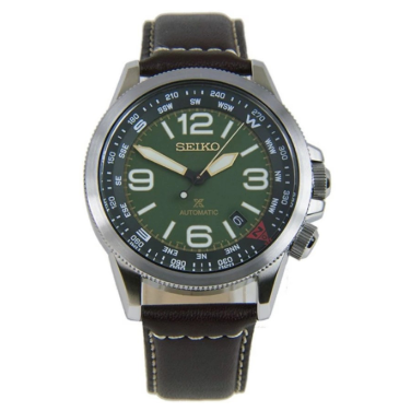 SEIKO | นาฬิกาข้อมือควอทซ์สายหนัง Prospex Automatic รุ่น SRPA77K1
