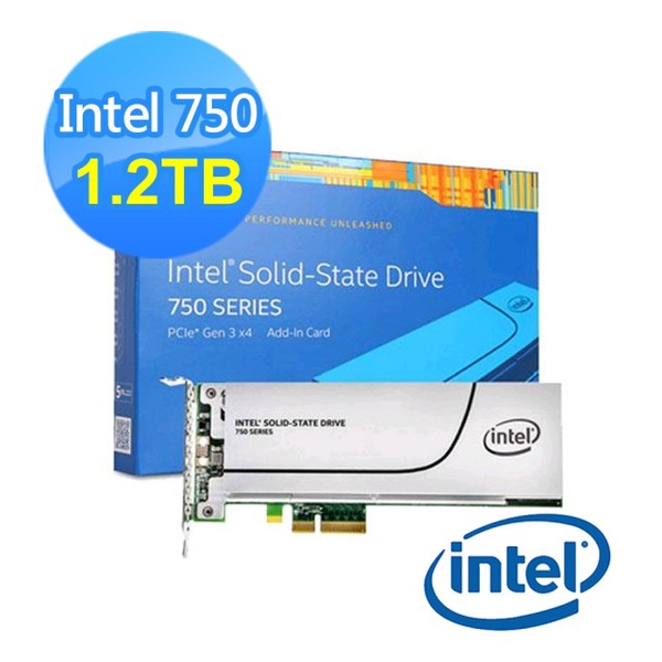 【Intel 英特爾】750系列 SSD固態硬碟